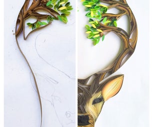 Oh Deer! One Year Paper Quilling Project