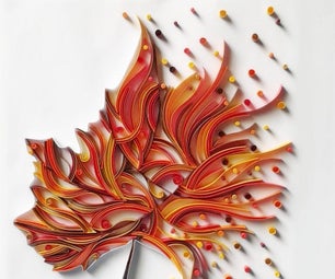 How to Make a Maple Leaf Paper Quilling