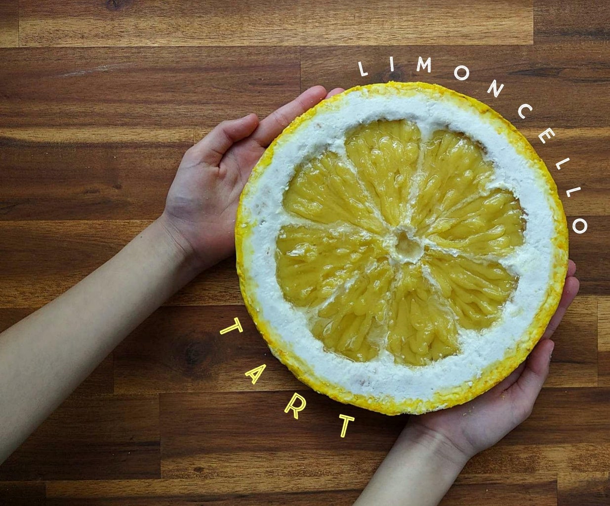 Giant Lemon Slice? It's a Limoncello Tart!