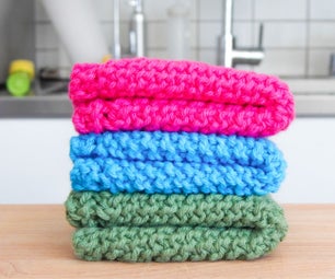 Easy Knit Dishcloth / Washcloth
