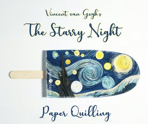 Tutorial the Starry Night Paper Quilling