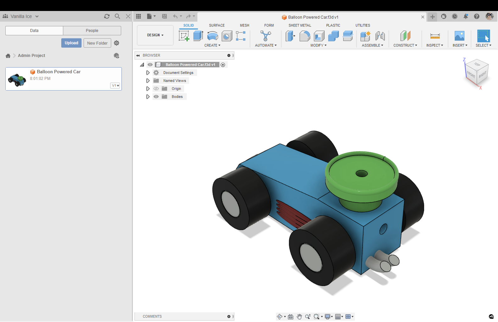 Open in Fusion Teams and Open Fusion 360 Browser App